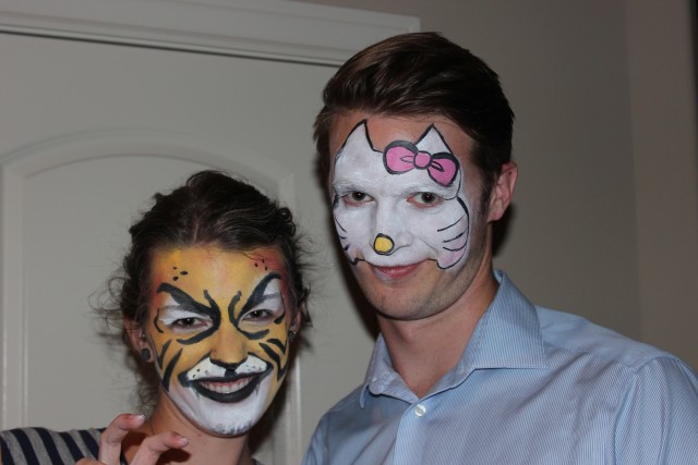 how to celebrate an anniversary by face painting
