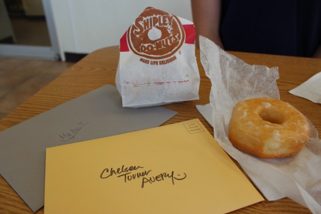 wife anniversary cards and shipleys donuts
