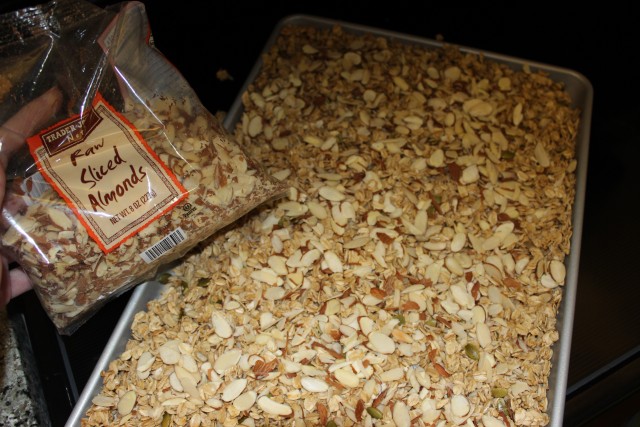 the new wifestyle homemade granola almonds