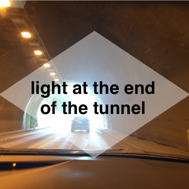 relationship blog light at the end of the tunnel