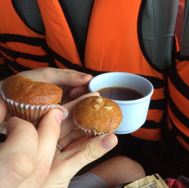 phuket to phi phi don boat muffins and tea