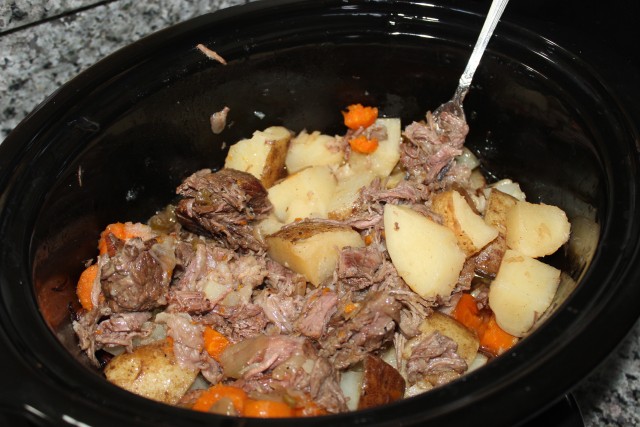 easy pot roast recipe with potatoes slow cooker