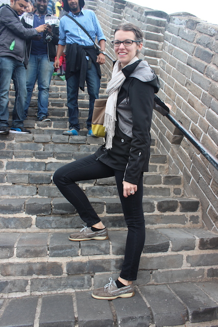 teh great wall of china steps