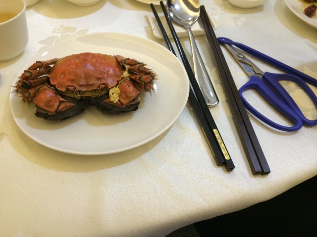 hong kong travel hairy crab