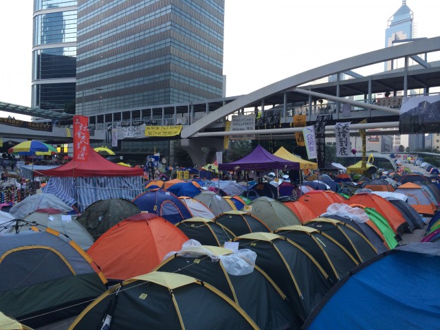 hong kong travel umbrella movement
