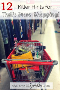 how to go thrift store shopping