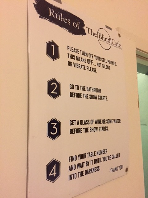 the blind cafe rules