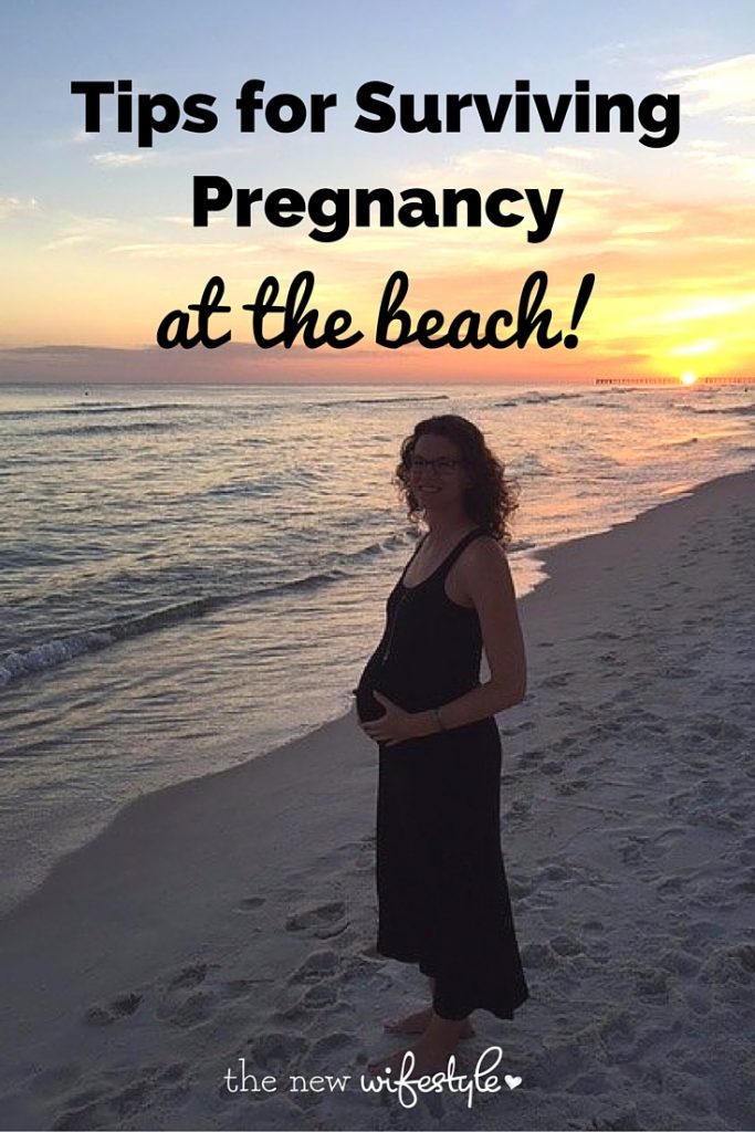 Pregnancy tips for the beach